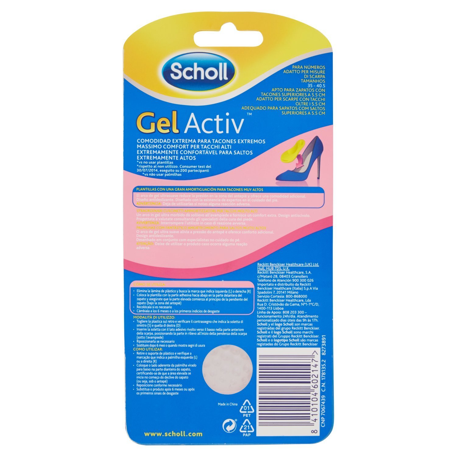 semelle scholl talon haut avis