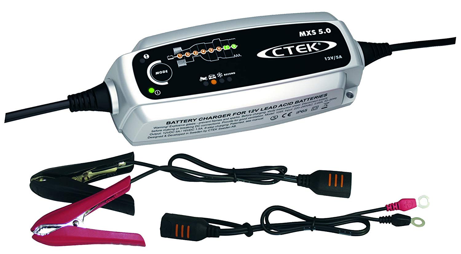 Test chargeur de batterie CTEK MXS 5.0 Test & Charge