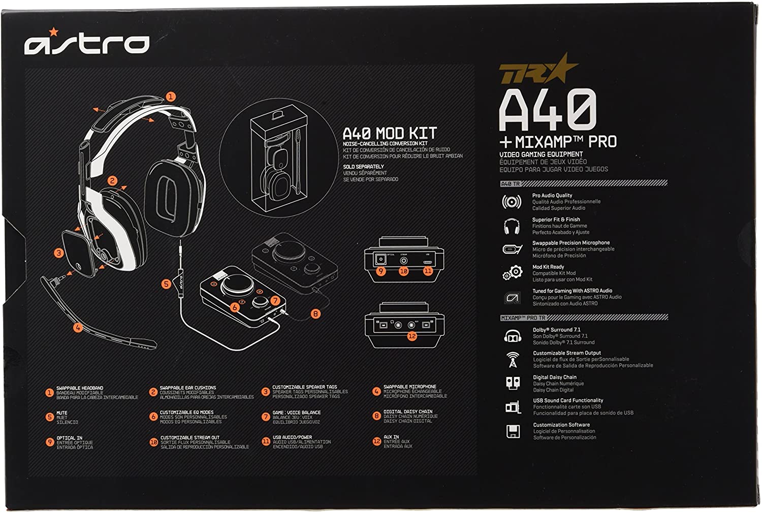 casque astro gaming a40