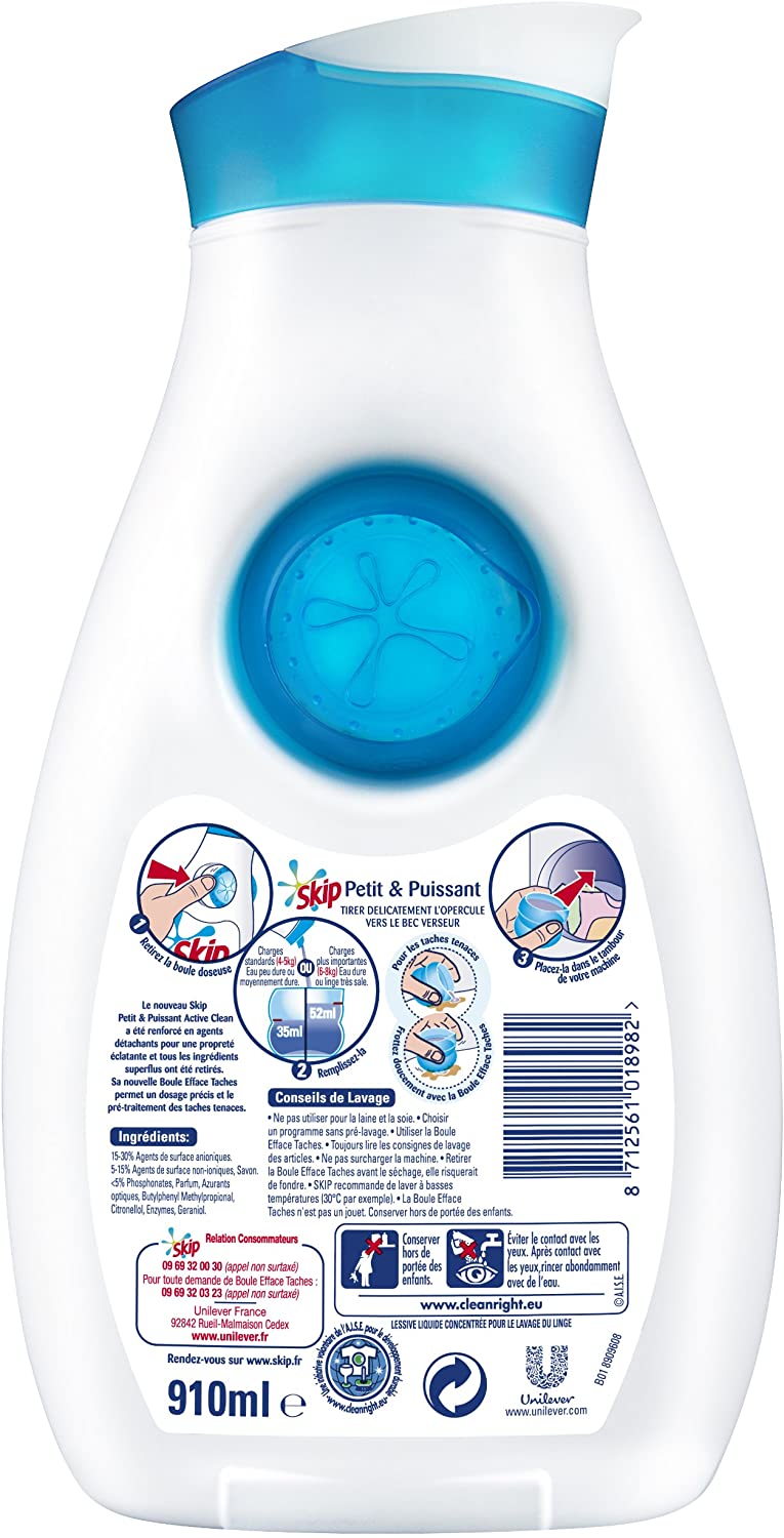 Liquide lessive concentrée Skip Ultimate Test et avis Le Meilleur Avis