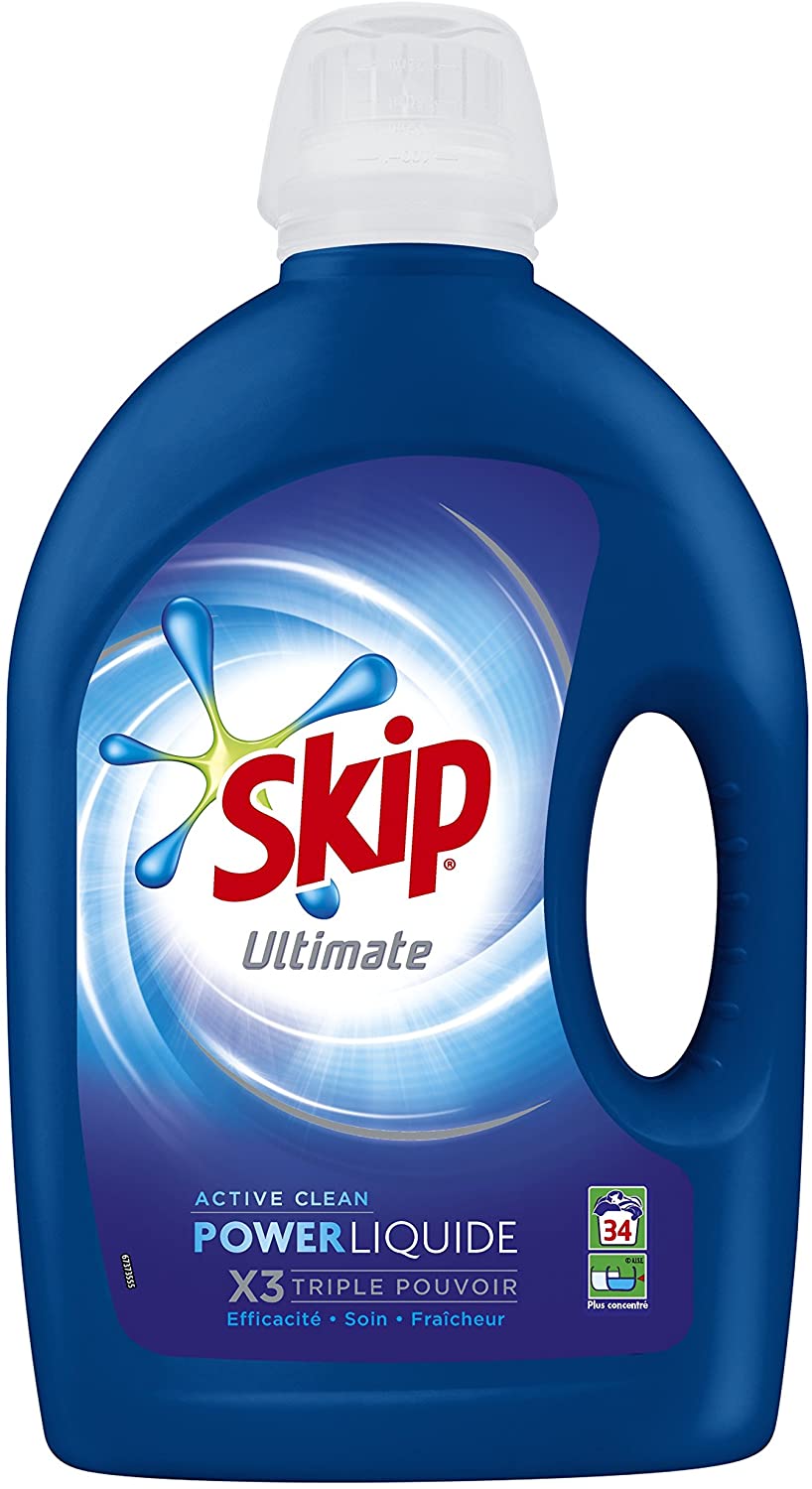 Liquide lessive Skip Ultimate Active Clean Test et avis Le Meilleur