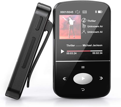 Lecteur MP3 Bluetooth 5.0, Oilsky 32Go MP3 Enfant avec Batterie