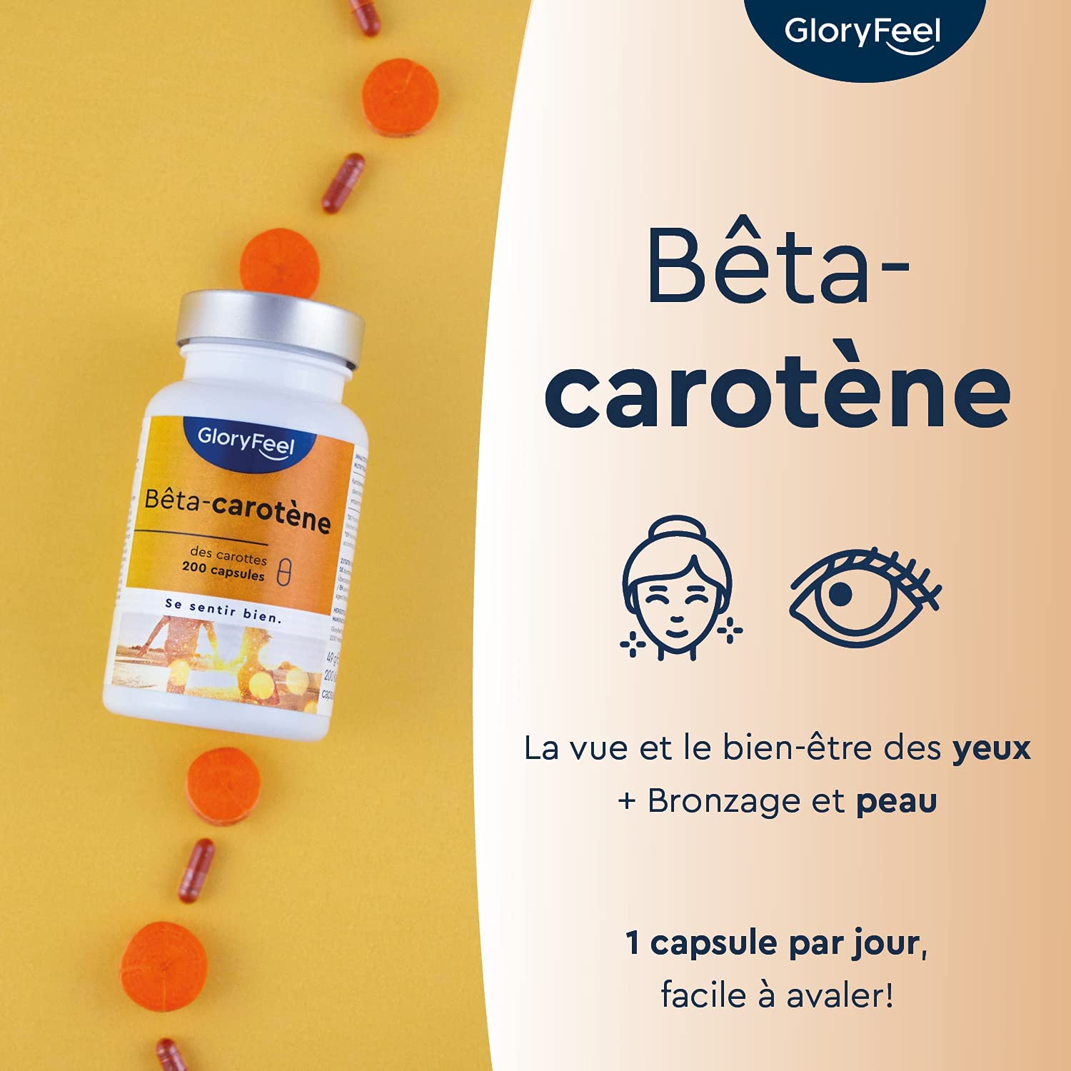 Gloryfeel BêtaCarotène Test et avis Le Meilleur Avis
