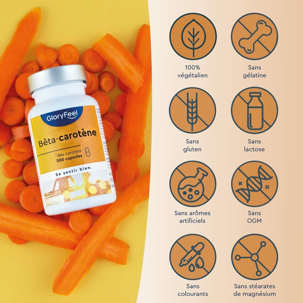Gloryfeel BêtaCarotène Test et avis Le Meilleur Avis